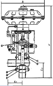 进口气动卫生级调节阀结构图