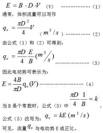 进口智能电磁流量计工作原理图