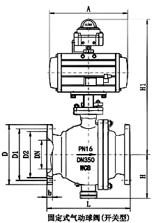 进口气动固定式球阀图片